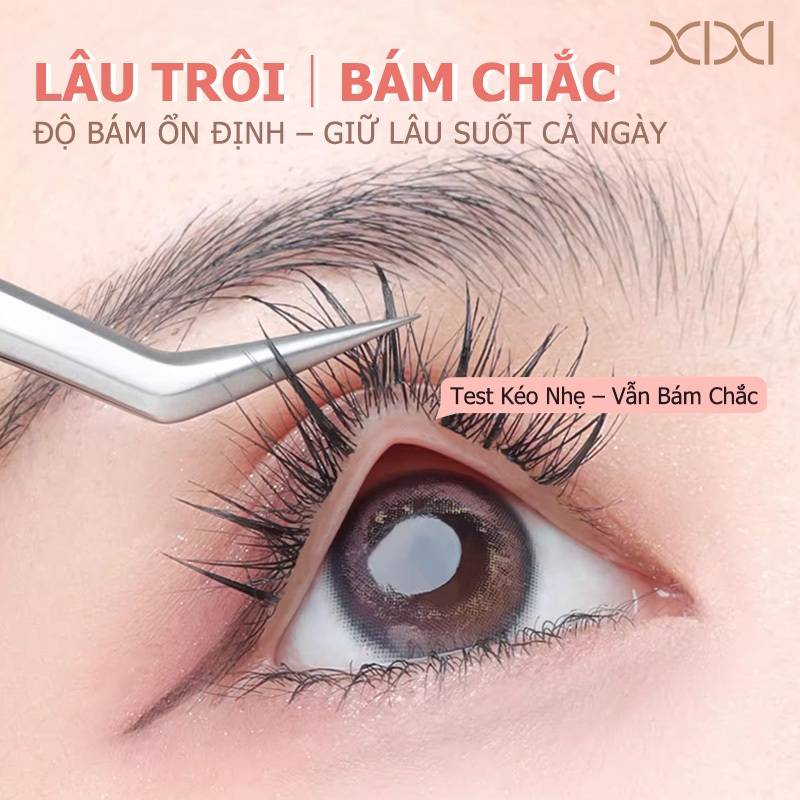 Xixi Lông Mi Giả Keo Trong – Khô Nhanh, Lâu Dài, Chắc, Tự Nhiên, Siêu Dính, Không Kích Ứng GJ125
