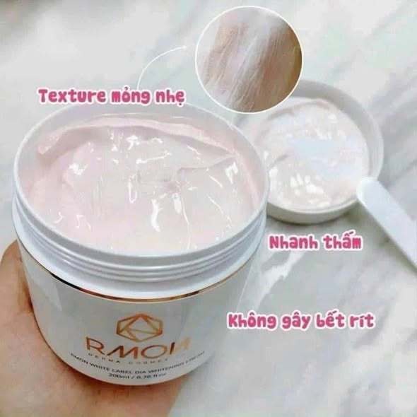 Kem Dưỡng Thể Ủ Trắng, Make-Up Da Body RMON White Label Dia Whitening Cream 200ml Chính Hãng-ThyLeeCosmetics