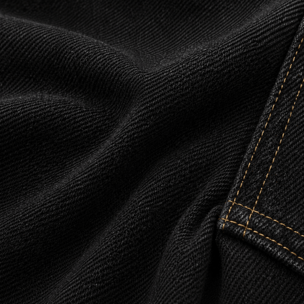 Đen Tiêu VIP 13 - Quần Jean Nam Đen Slimfit Co Giãn Nhẹ Form Suông Đứng Tôn Dáng Holusan Basic Dễ Phối