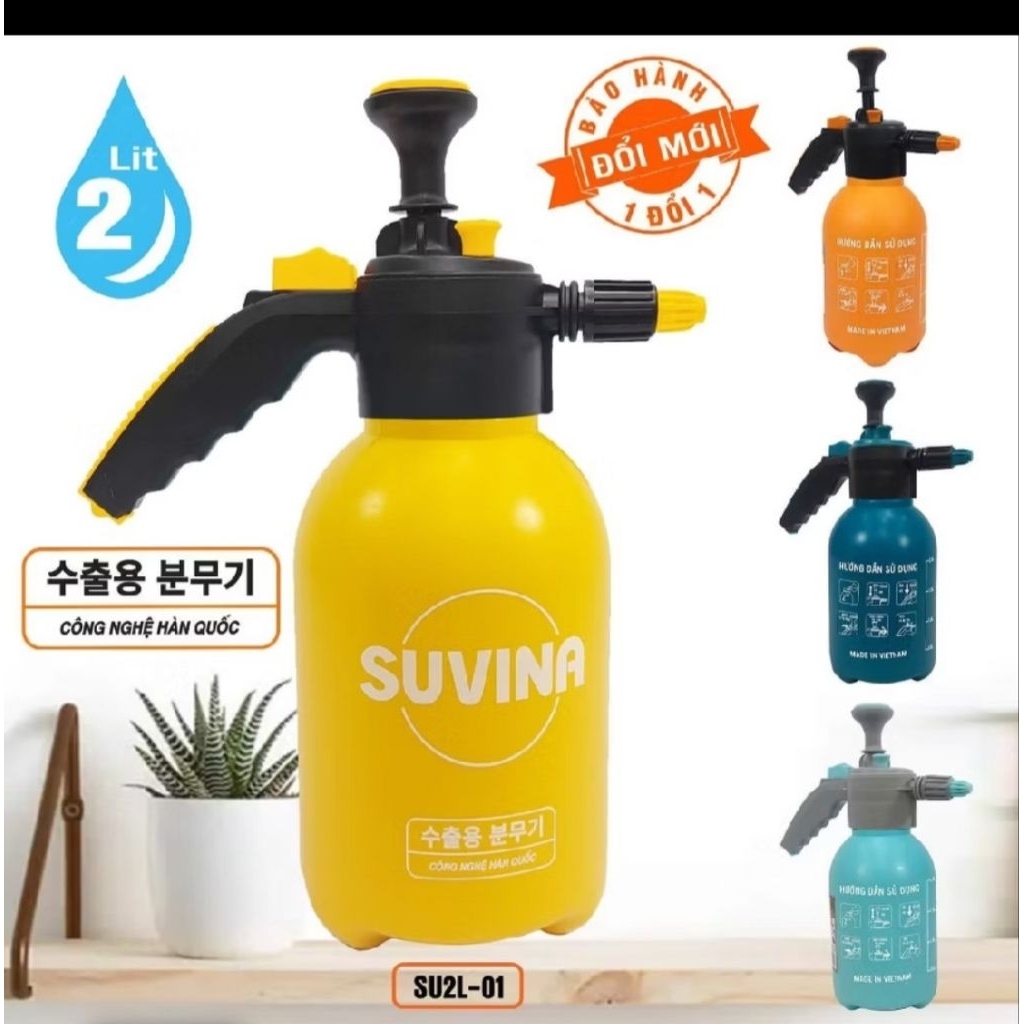 Bình tuới cây 2lit SUVINA siêu bền, siêu tiện lợi