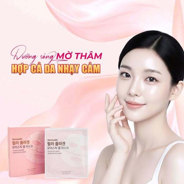Mặt nạ thạch cấp ẩm và làm đầy collagen Dermaxilic Filler Collagen Moisture Gel Mask -ThyLee