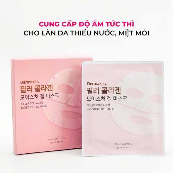 Mặt nạ thạch cấp ẩm và làm đầy collagen Dermaxilic Filler Collagen Moisture Gel Mask -ThyLee
