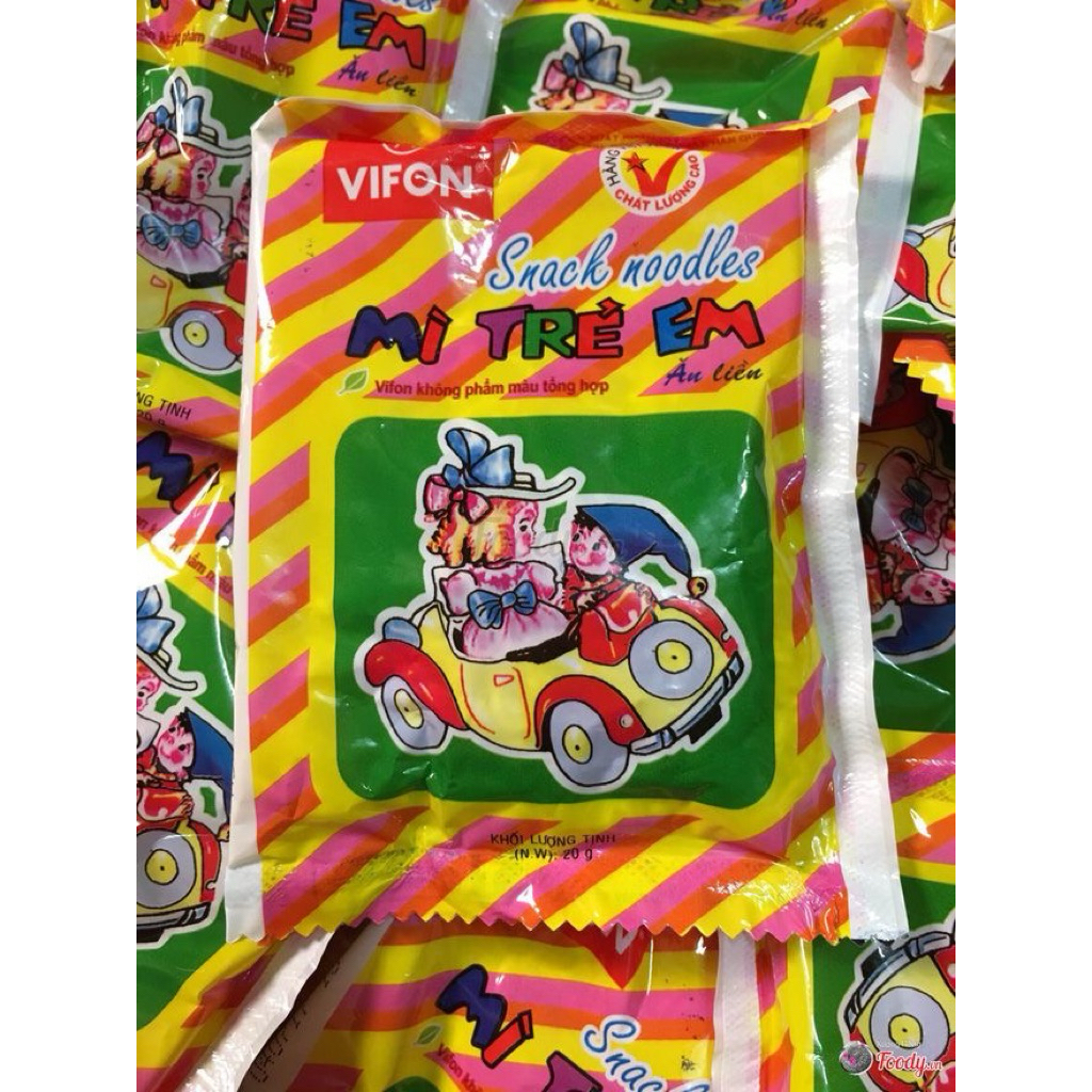 Mì snack trẻ em Vifon ăn liền giòn cay nhẹ siêu ngon gói ăn vặt