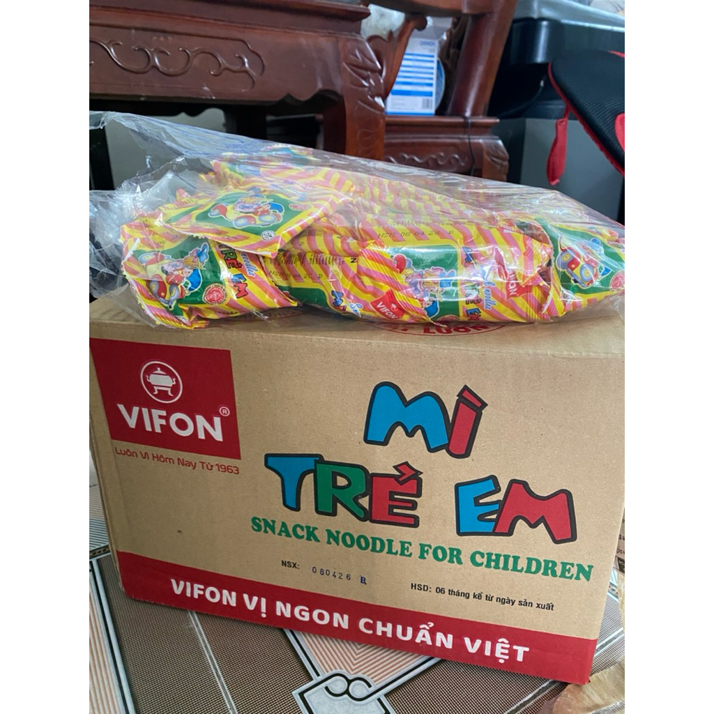 Mì snack trẻ em Vifon ăn liền giòn cay nhẹ siêu ngon gói ăn vặt