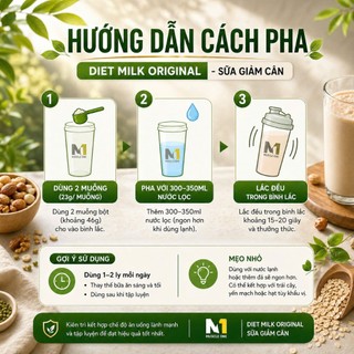 Sữa Giảm Cân Diet Meal An Toàn Cấp Tốc + Tặng Bình lắc