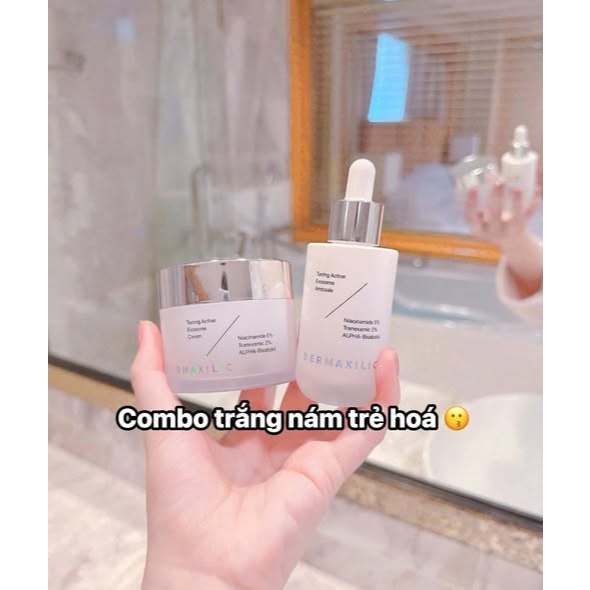Combo Kem Nám Sạm Tàn Nhang DERMAXILIC Dưỡng Da, Chống Lão Hoá Cao Cấp, Chính Hãng Hàn Quốc