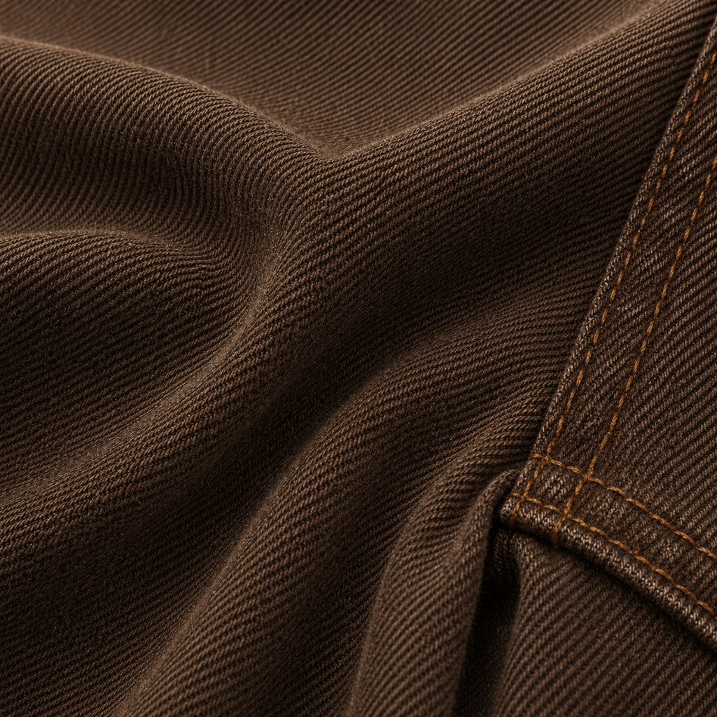 Nâu Càphê VIP 15 - Quần Kaki Jean Nam Nâu Càphê Slimfit Holusan Co Giãn Nhẹ Form Đứng Basic Cao Cấp