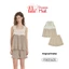 Ullala Pajamas Endler Bộ ngủ mặc nhà nữ ngắn tay Freesize