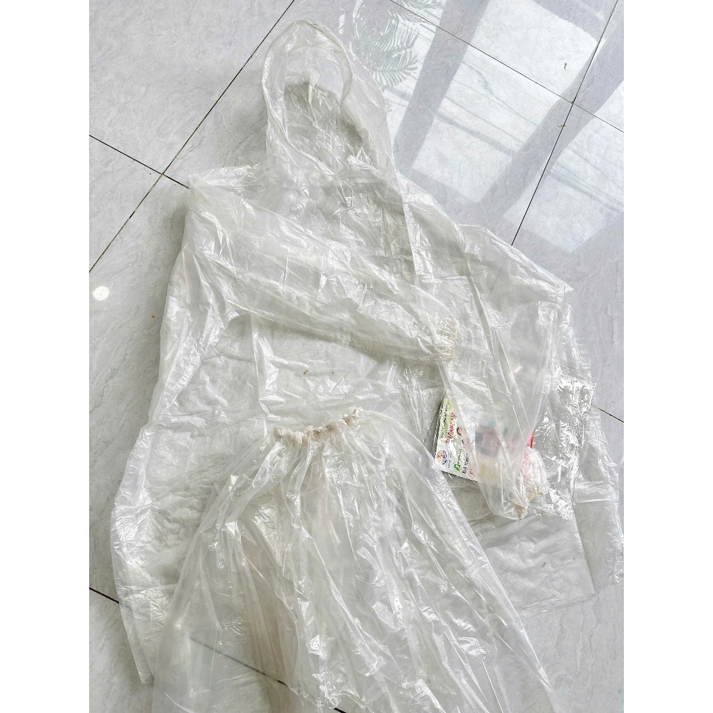 ÁO MƯA BỘ TRONG SUỐT DÀI TIỆN LỢI