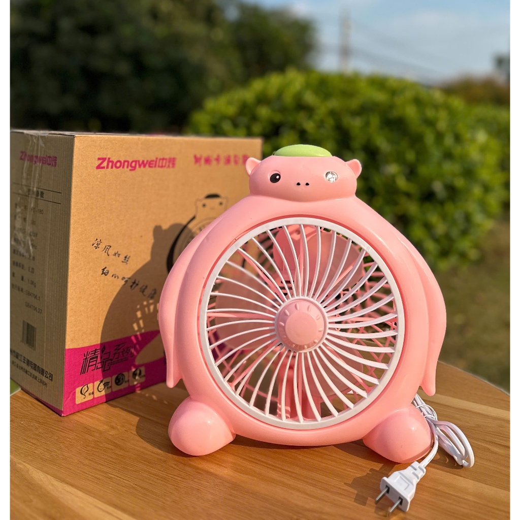 QUẠT ĐIỆN MINI HÌNH THÚ - QUẠT CẮM ĐIỆN