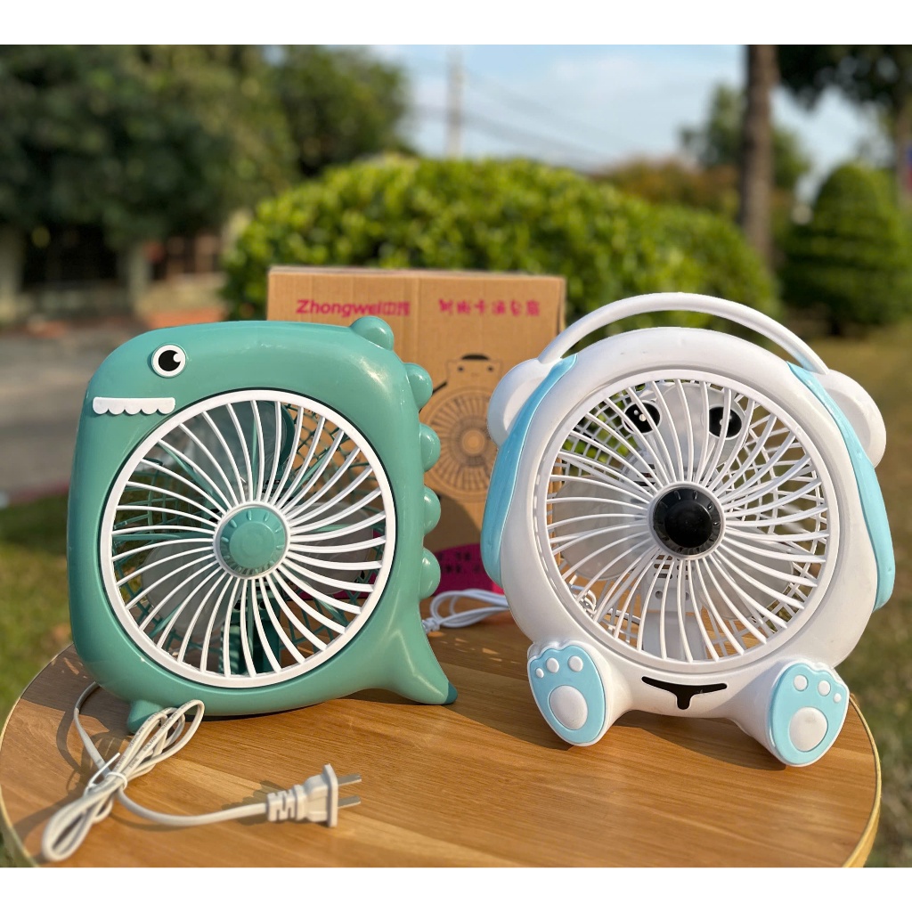 QUẠT ĐIỆN MINI HÌNH THÚ - QUẠT CẮM ĐIỆN
