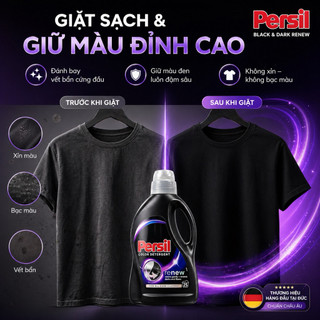 nước giặt Persil - Đức chuyên sâu cho đồ đen và đồ tối màu