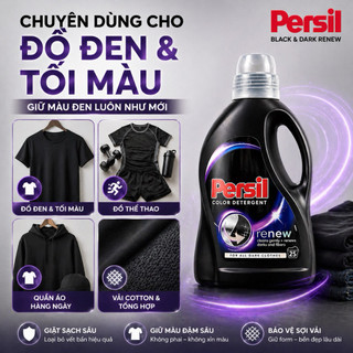 nước giặt Persil - Đức chuyên sâu cho đồ đen và đồ tối màu