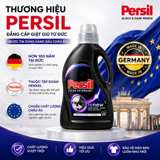 nước giặt Persil - Đức chuyên sâu cho đồ đen và đồ tối màu