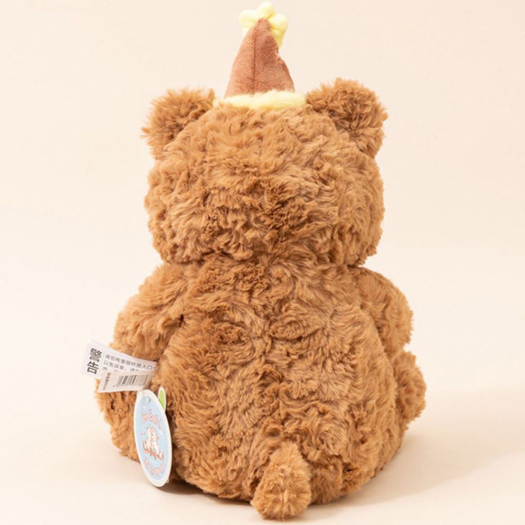 Gấu Bông Sinh Nhật Teddy Ôm Bánh Kem Dễ Thương, Quà Tặng Sinh Nhật Gấu Bông Cao Cấp Cho Người Thân, Người Yêu
