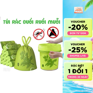 túi đựng rác đuổi muỗi. chống côn trùng