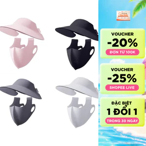 mũ kèm khẩu trang đi nắng xịn xò