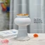 Bình Hoa Mini Gốm Sứ Bát Tràng Men Mộc 17cm - Lọ Cắm Hoa Vẽ Tay Decor Để Bàn Phòng Khách Đẹp