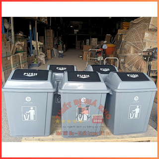 🛒📍THÙNG RÁC NHỰA NẤP LẬT NHIỀU DUNG TÍCH 25L/40L/60L/100L