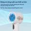 Quạt Cầm Tay Mini Làm Mát Nhanh 100 Mức Gió Hiển Thị Kỹ Thuật Số Pin 4000mAh Sử Dụng Lên Đến 12H