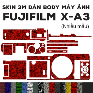 Skin 3M dán Fujifilm X-A3 (nhiều mẫu) | Miếng film dán bảo vệ body máy ảnh fuji xa3