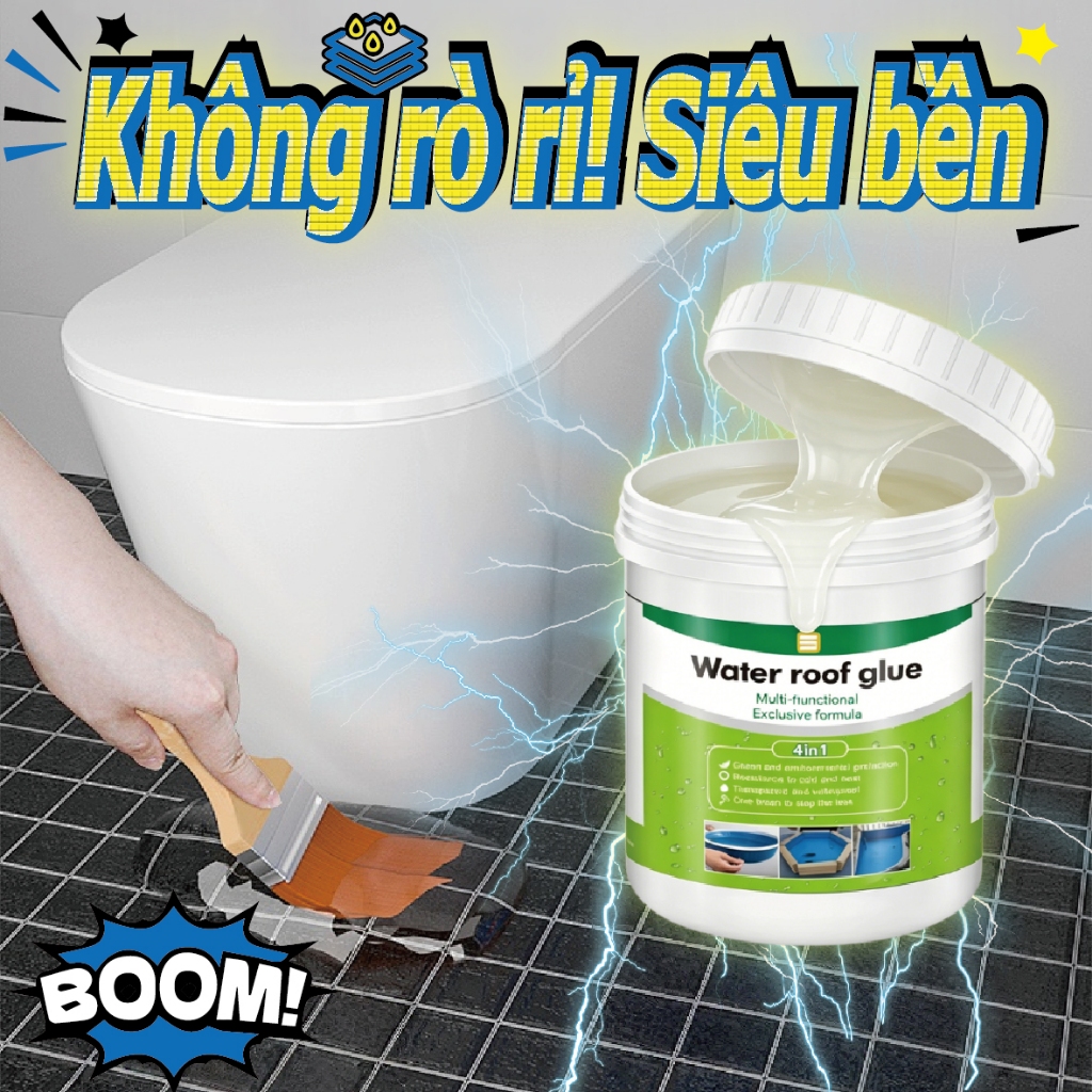 Chống thấm toàn diện chống thấm- keo chống thấm nước, chống dột nhanh cho mọi bề mặt - mua 1 tặng 1