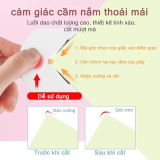 Dụng Cụ Bấm Góc Bo Tròn,Dụng cụ cắt bo tròn góc giấy,Cắt Góc Làm Thẻ/Ảnh R4mm,phù hợp cắt góc bo tròn cho ảnh, thẻ