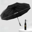 Dù Bấm Tự Động Size Lớn 125cm Viền Phản Quang Kingbrella - Ô Gấp Gọn Có Móc Treo, Vải 2 Lớp Chống UV