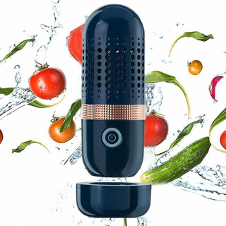 Máy Rửa Rau Củ Mini Cầm Tay | Máy Khử Trùng Ozone | Loại Bỏ Thuốc Trừ Sâu 99.9% | Sạc USB Di Động
