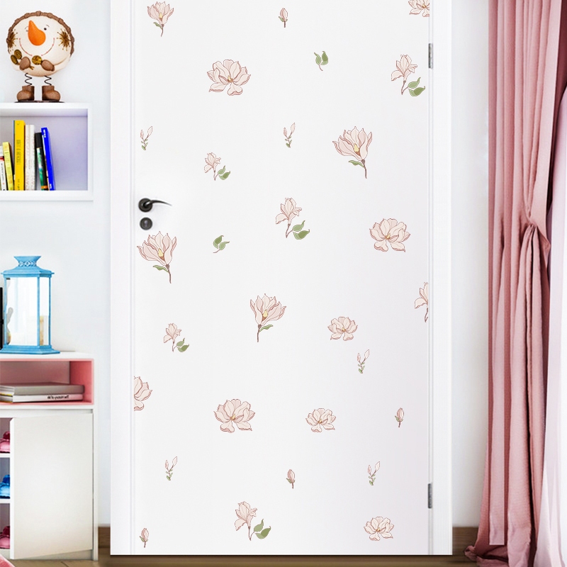 Sticker Decal Dán Tường Mẫu Hoa Nhí 12 Có Keo Sẵn - Trang Trí Cửa Kính - Decor Quán Cafe - Phòng Ngủ