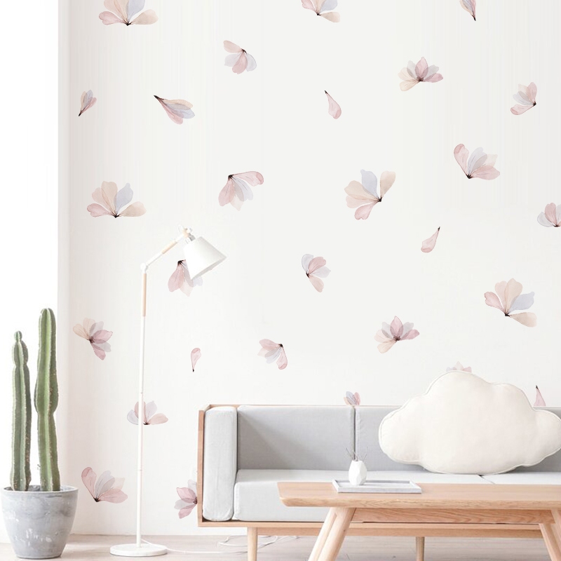 Sticker Decal Dán Tường Mẫu Hoa Nhí 13 Có Keo Sẵn - Trang Trí Cửa Kính - Decor Quán Cafe - Phòng Ngủ