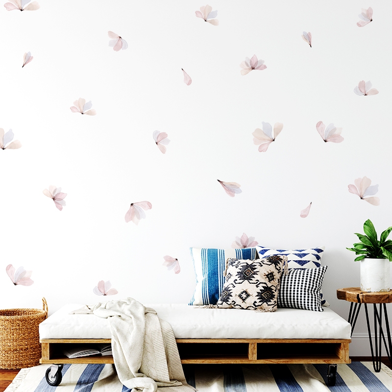 Sticker Decal Dán Tường Mẫu Hoa Nhí 13 Có Keo Sẵn - Trang Trí Cửa Kính - Decor Quán Cafe - Phòng Ngủ