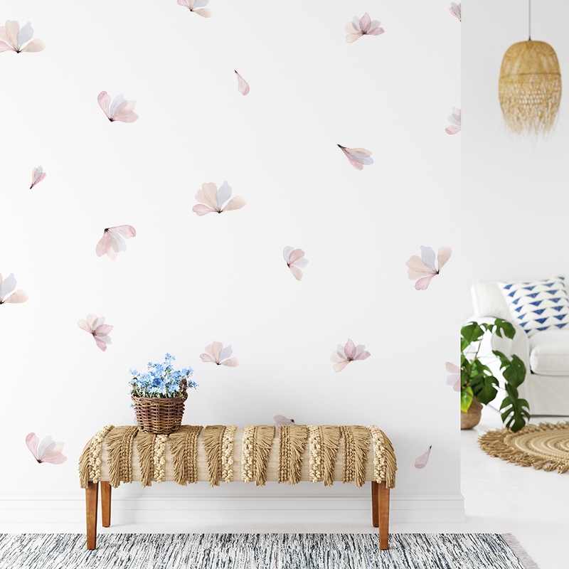 Sticker Decal Dán Tường Mẫu Hoa Nhí 13 Có Keo Sẵn - Trang Trí Cửa Kính - Decor Quán Cafe - Phòng Ngủ