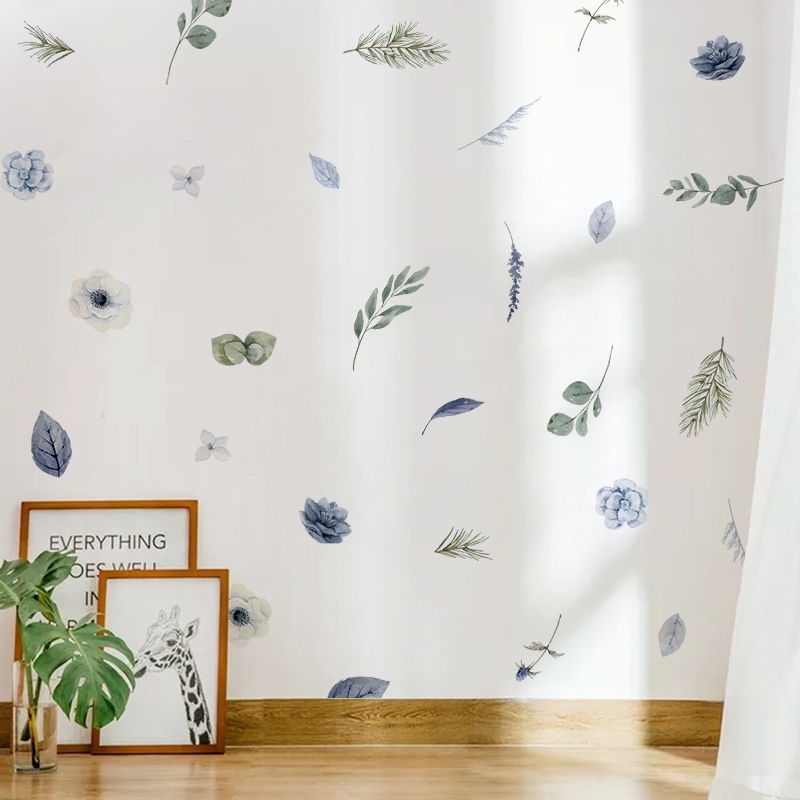 Sticker Decal Dán Tường Mẫu Hoa Nhí 14 Có Keo Sẵn - Trang Trí Cửa Kính - Decor Quán Cafe - Phòng Ngủ