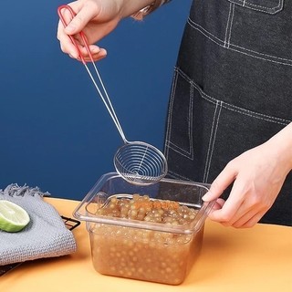 [GIÁ SỈ] Vợt Múc Trân Châu, Topping Chuôi Đỏ