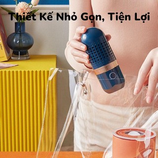 Máy Rửa Rau Củ Mini Cầm Tay | Máy Khử Trùng Ozone | Loại Bỏ Thuốc Trừ Sâu 99.9% | Sạc USB Di Động