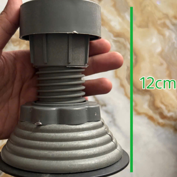 Bộ 4 chân đỡ chống rung máy giặt, tủ lạnh tăng giảm chiều cao đế cao su chống trơn trượt