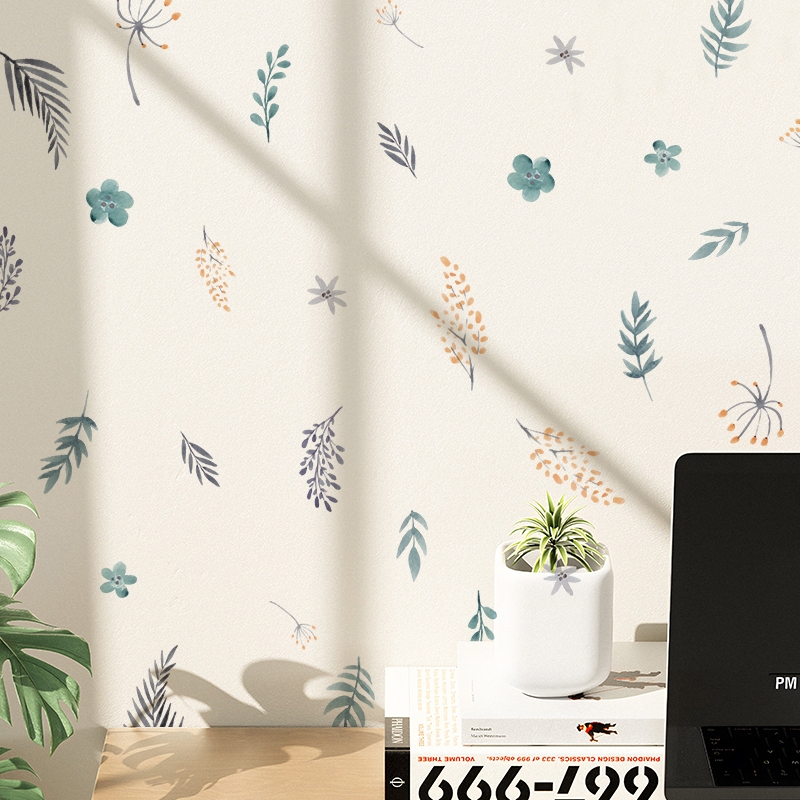 Sticker Decal Dán Tường Mẫu Hoa Nhí 18 Có Keo Sẵn - Trang Trí Cửa Kính - Decor Quán Cafe - Phòng Ngủ