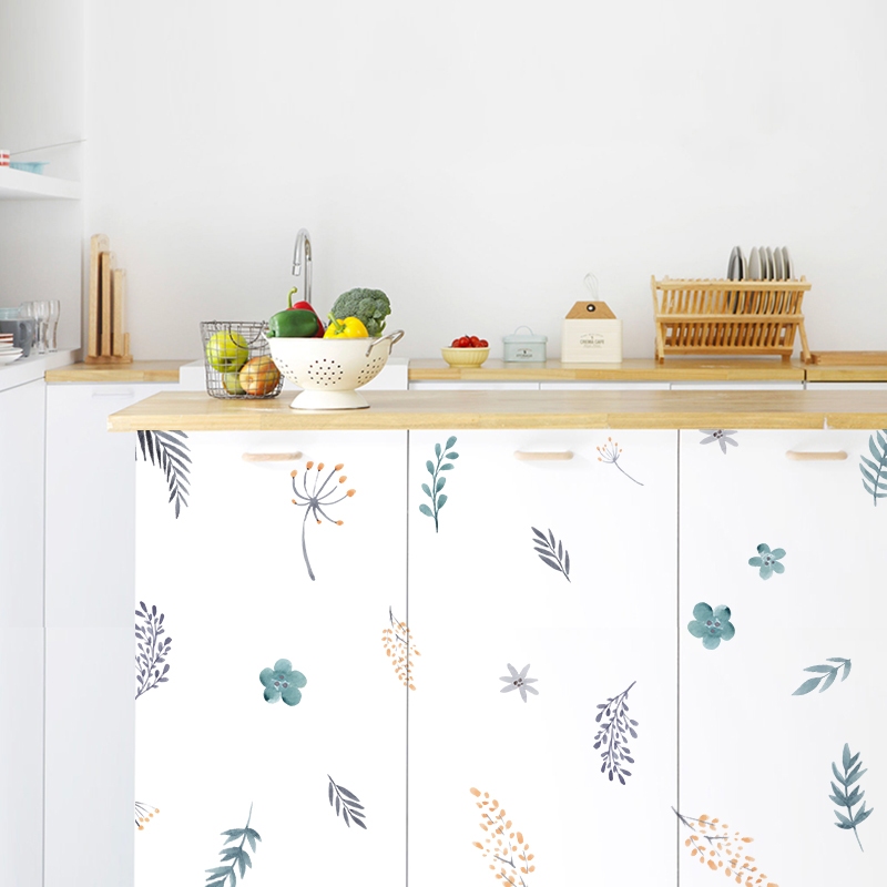 Sticker Decal Dán Tường Mẫu Hoa Nhí 18 Có Keo Sẵn - Trang Trí Cửa Kính - Decor Quán Cafe - Phòng Ngủ