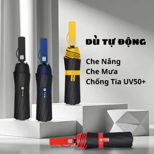 Ô Dù Tự Động Gồm 40 Nan Thép Dày ,Chống Nắng,Chống Mưa ,Chống Tia UV