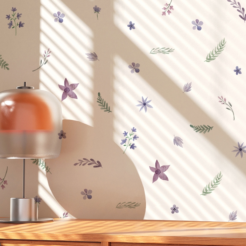 Sticker Decal Dán Tường Mẫu Hoa Nhí 19 Có Keo Sẵn - Trang Trí Cửa Kính - Decor Quán Cafe - Phòng Ngủ