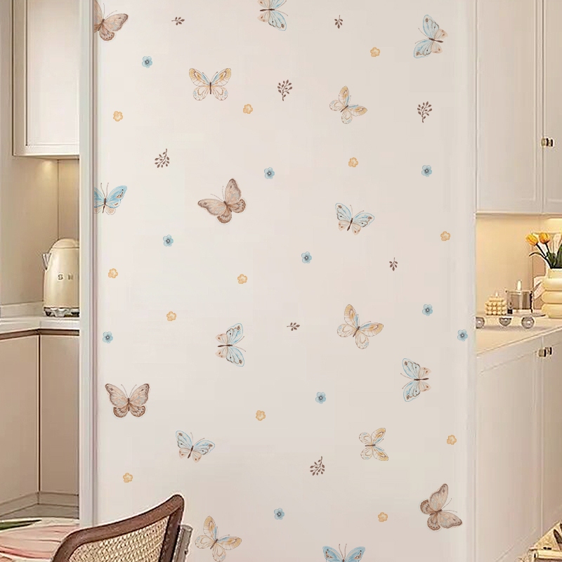 Sticker Decal Dán Tường Mẫu Bướm 1 Có Keo Sẵn - Trang Trí Cửa Kính - Decor Quán Cafe - Phòng Ngủ