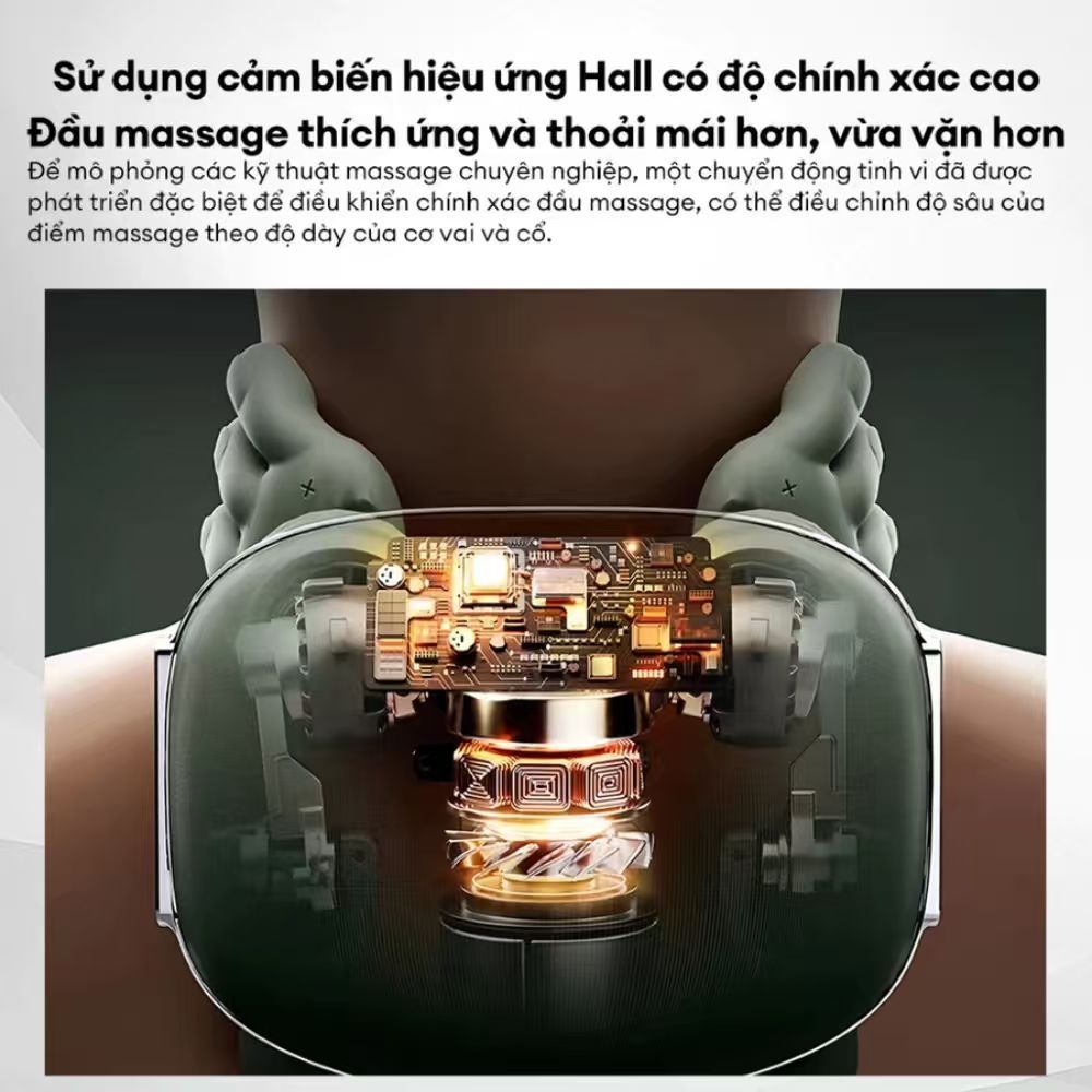 Cổ Massager mô phỏng tay nén nóng kết hợp đa chức năng Trang chủ đau nhức thư giãn Thích hợp cho công việc hàng ngày