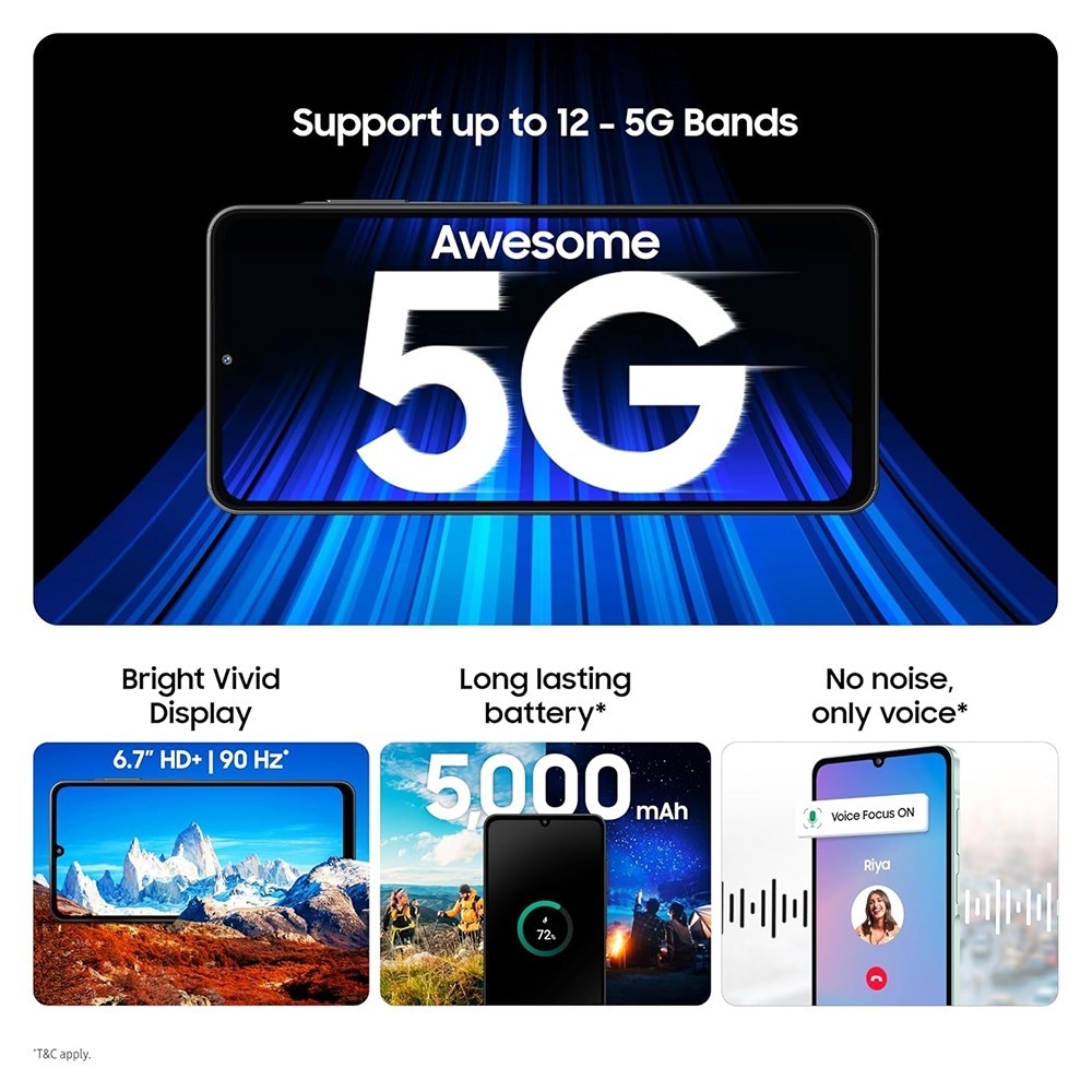 Samsung A06 5G Chính Hãng 6GB+128GB | Chip Dimensity 6300 | Camera 50MP | Màn 6.7" HD+ 90Hz