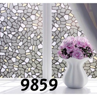 Phim decal dán mờ kính 3D T063 Khổ 90x100cm giảm nắng cửa sổ, cửa ra vào chống chói giảm nhiệt