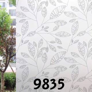 Decal Giấy Dán Kính hình Hoa, Bông T068 dán cửa sổ, cửa kính, cửa ra vào Khổ 90cm