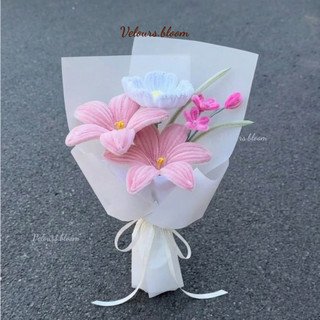 [Velours.bloom] Set DIY Làm Hoa LILY Kẽm Nhung – Đầy Đủ Phụ Kiện, Tự Làm Quà Tặng Ý Nghĩa (Kèm Video Hướng Dẫn)