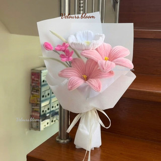 [Velours.bloom] Set DIY Làm Hoa LILY Kẽm Nhung – Đầy Đủ Phụ Kiện, Tự Làm Quà Tặng Ý Nghĩa (Kèm Video Hướng Dẫn)