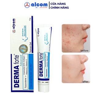 Derma Forte Giảm Thâm Mụn, Dưỡng trắng mịn da bản thường và advanced 15g