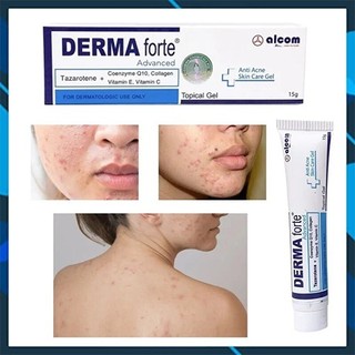 Derma Forte Giảm Thâm Mụn, Dưỡng trắng mịn da bản thường và advanced 15g